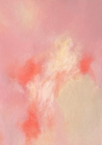 Coral Bloom Variation I | Contemporary Floral Wall Art Print