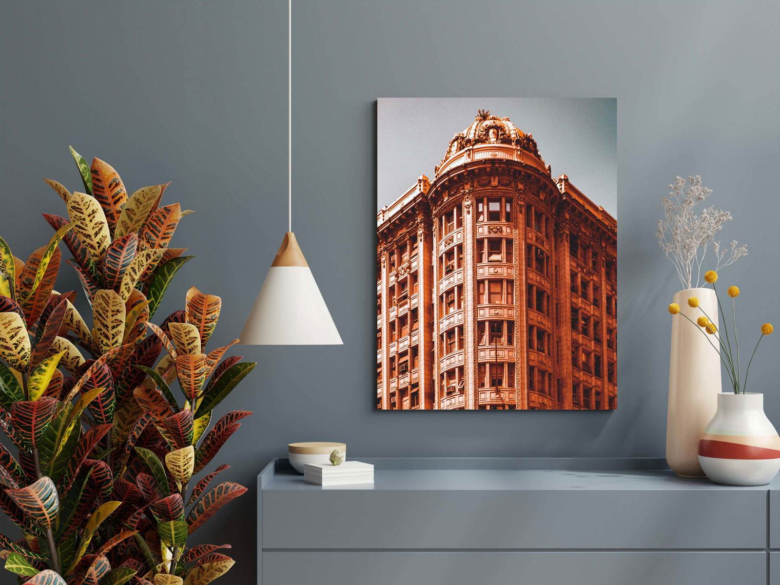 Corner of Classic Building with Tower Poster - Hakyarts