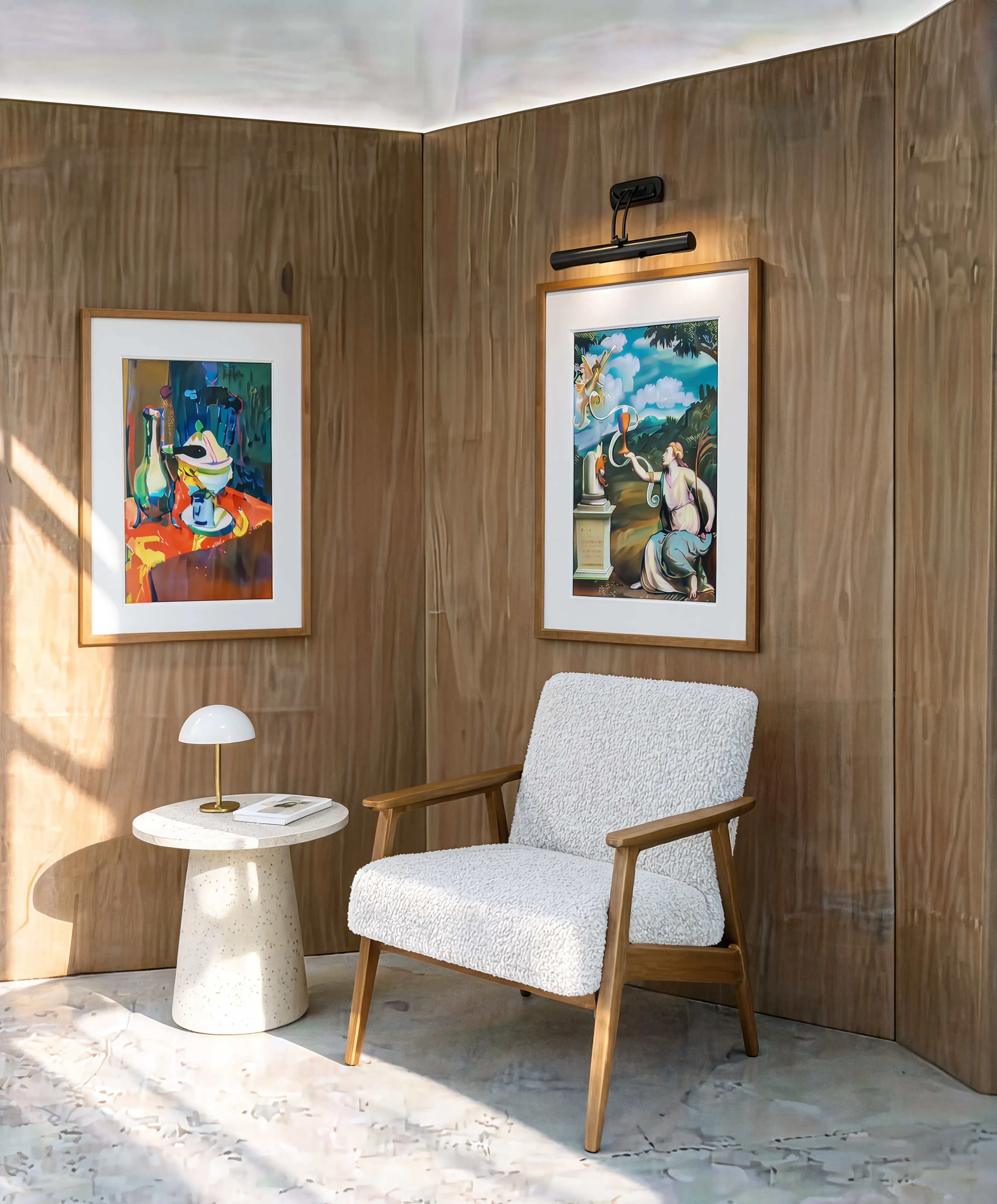 Set of 2 Art Prints – An Allegory of Faith by Paris Bordone & Henri Matisse Crockery on a Table Gallery Set
