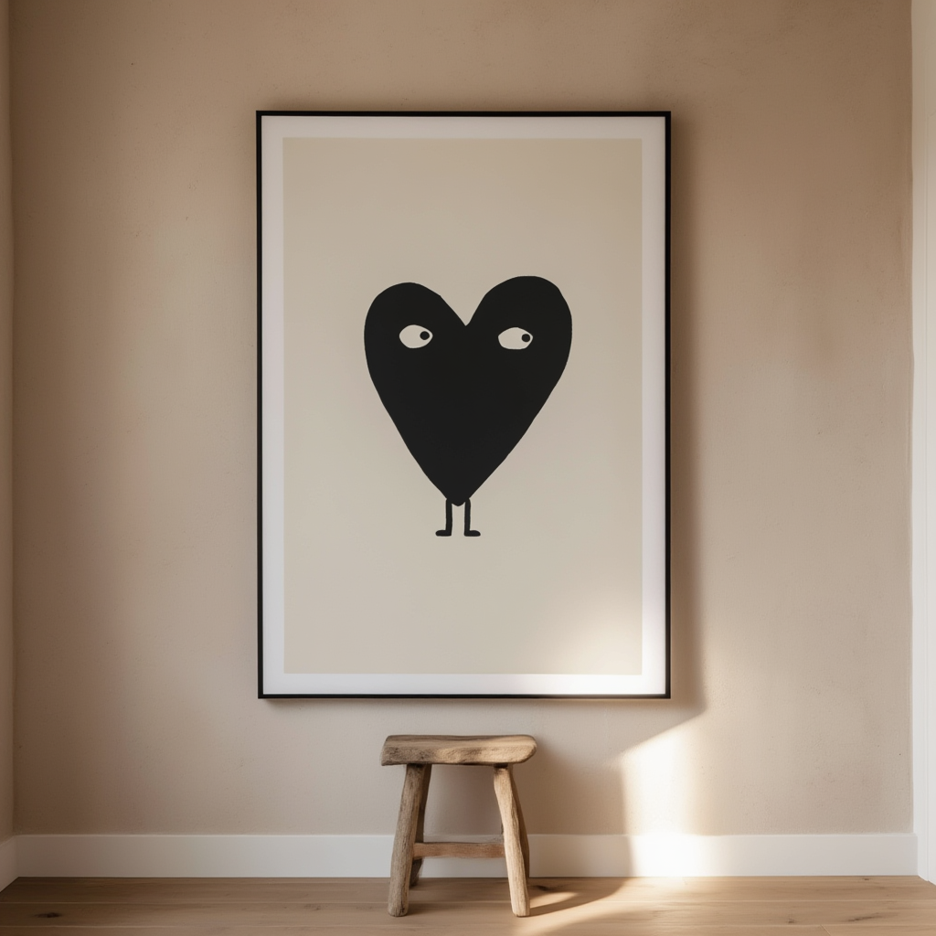 Heart Character – Art Print