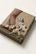 Canvas Print The Dapper Dog | Stylish Animal Art Print