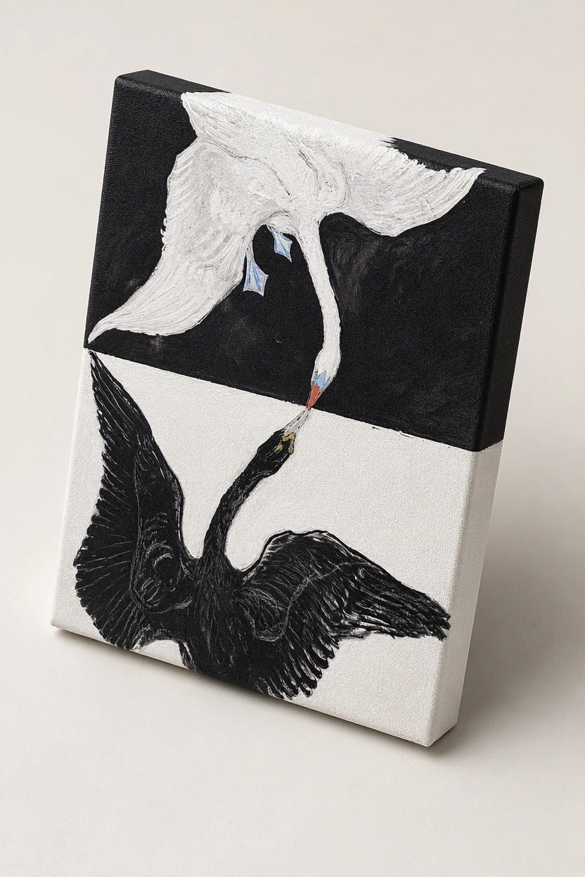Canvas Print Group IX/SUW: The Swan No. 1 by Hilma af Klint – Abstract Art