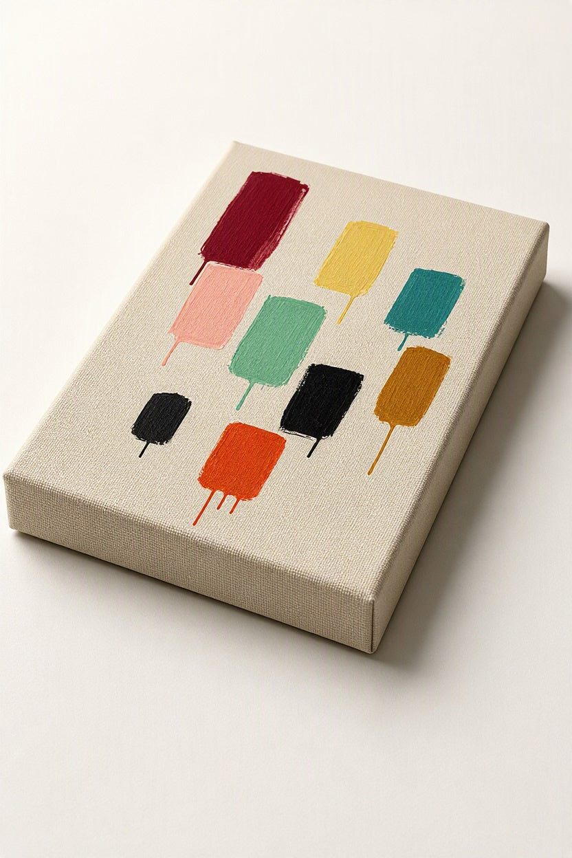 Canvas Print Abstract Color Blocks I | Contemporary Abstract
