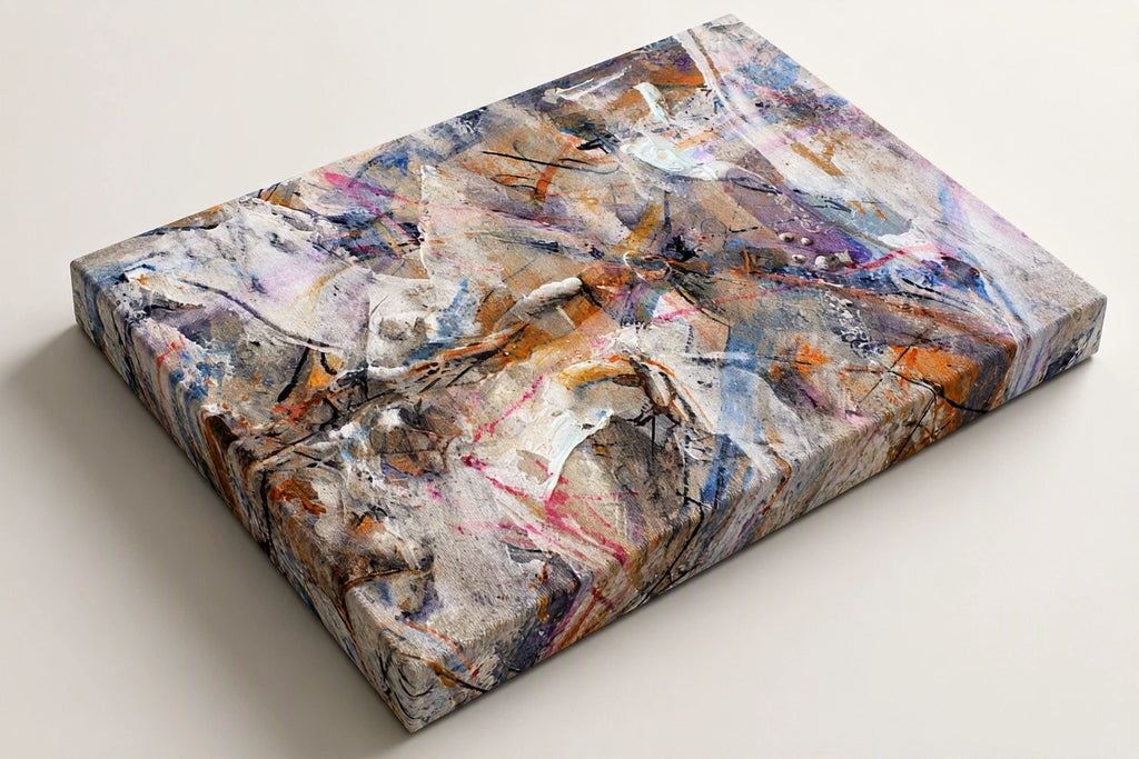 Canvas Print Jackson Pollock Inspired Abstract Expressionism