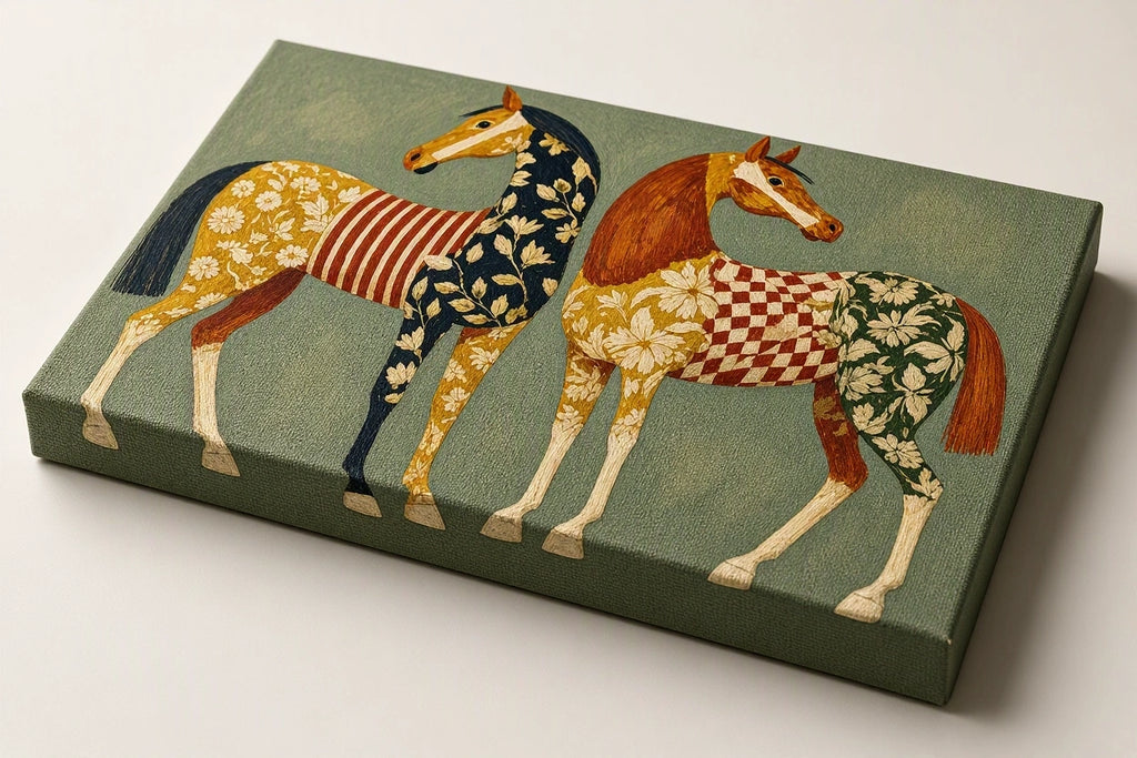 Canvas Print Majestic Horses | Elegant Equestrian Wall Art