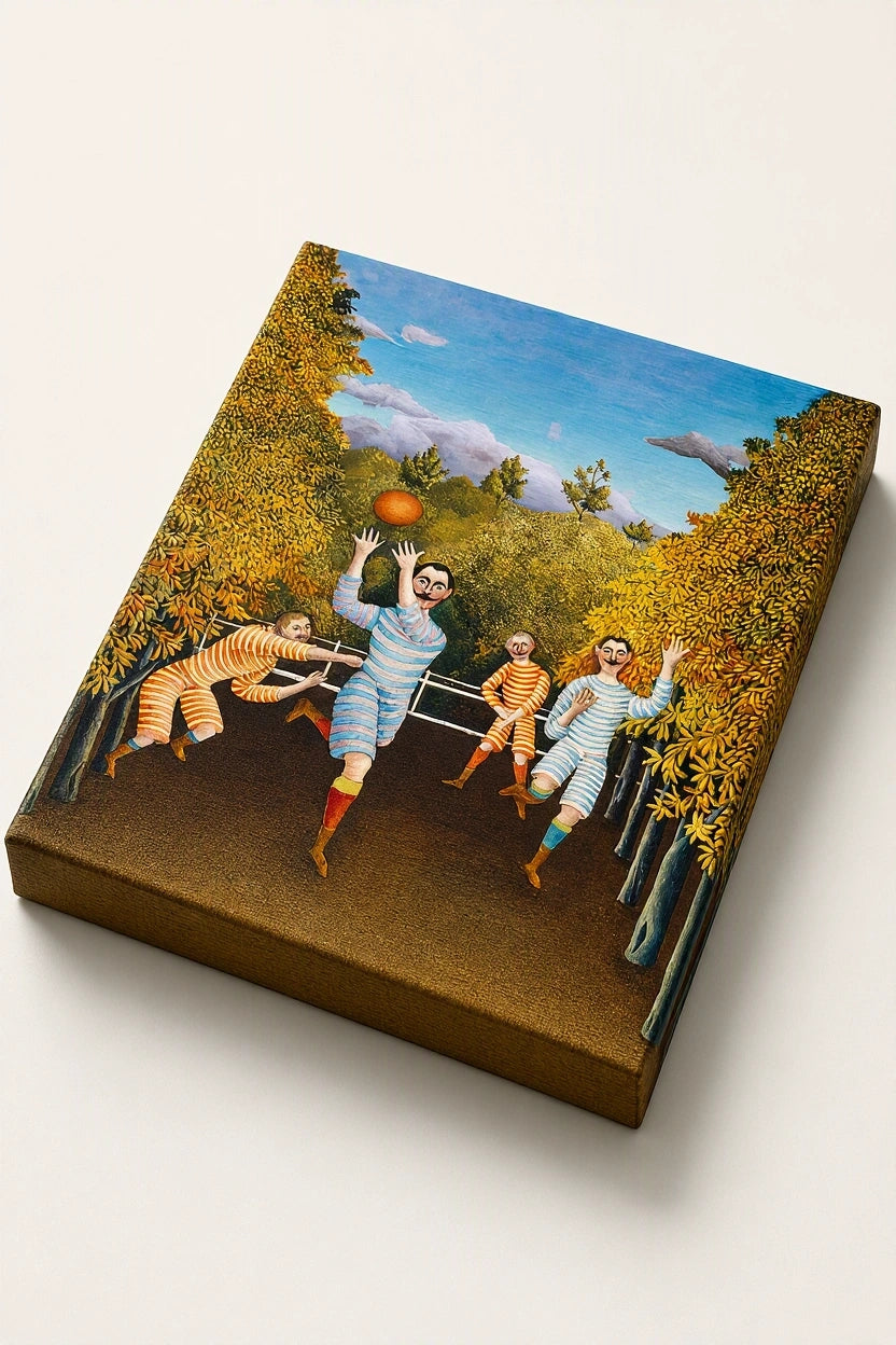 Canvas Print Henri Rousseau - The Football Players