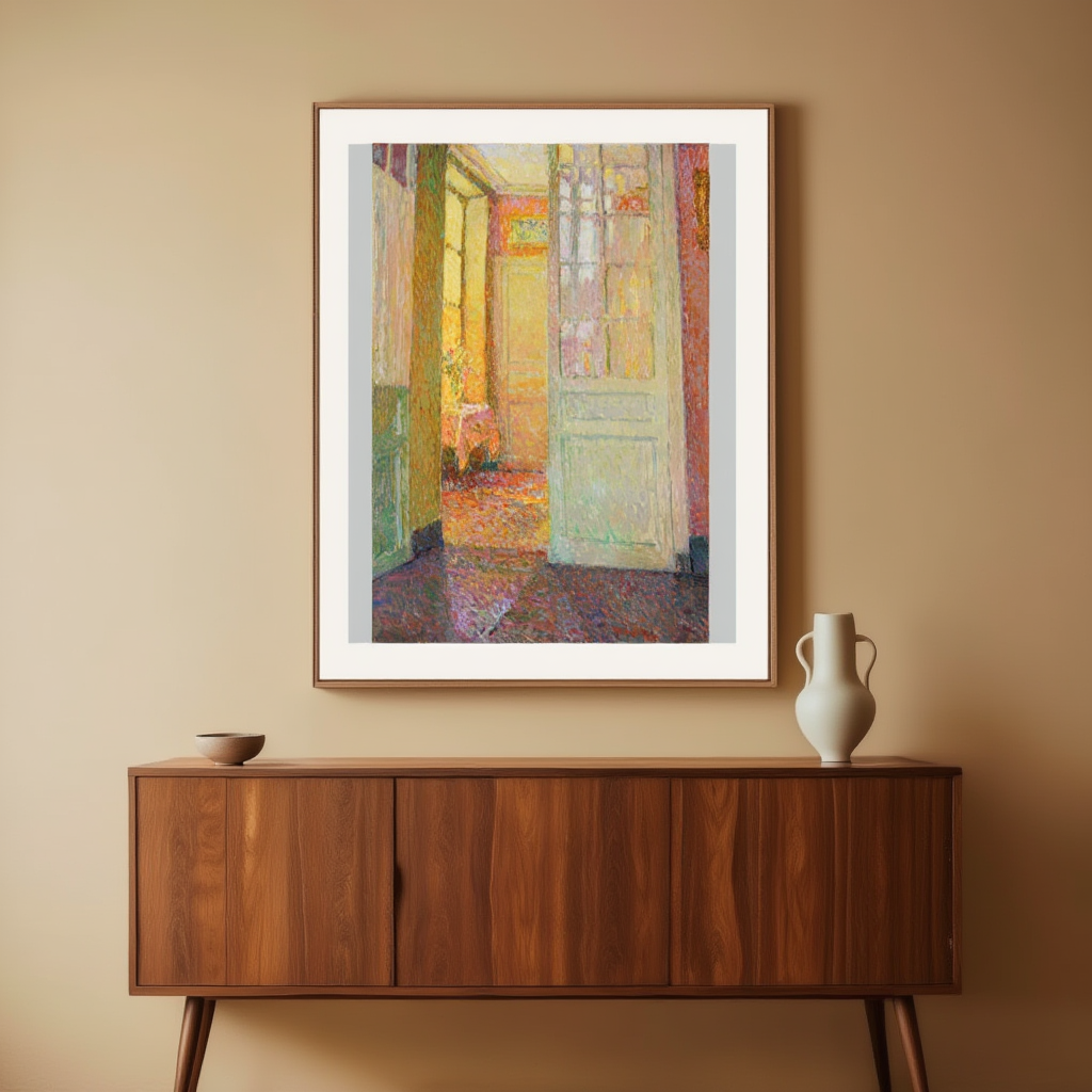 Intérieur, Lumière de la Fenêtre (1931) by Henri Le Sidaner – Interior & Light Art Print