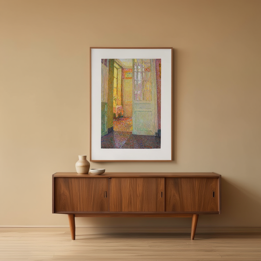 Intérieur, Lumière de la Fenêtre (1931) by Henri Le Sidaner – Interior & Light Art Print