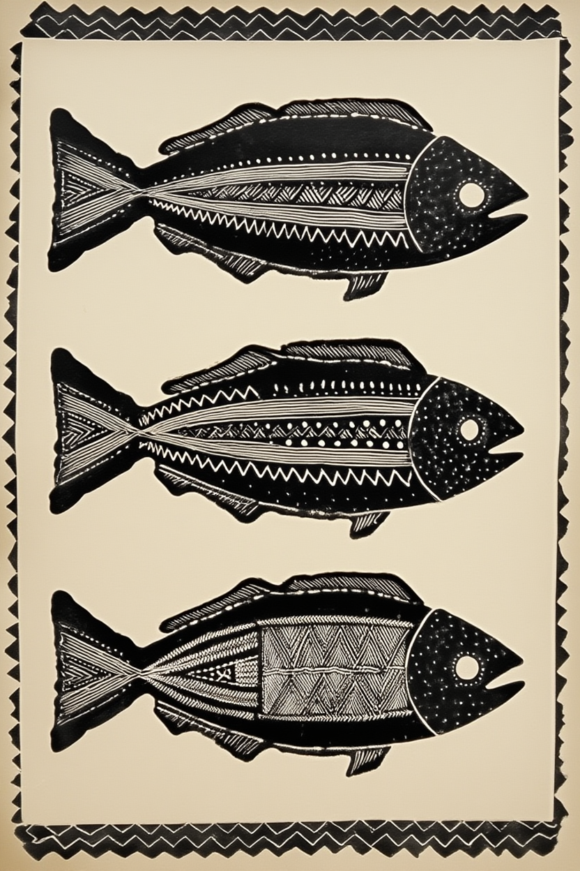 Set of 3 African Tapestry Prints - Hakyarts