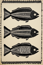Set of 3 African Tapestry Prints - Hakyarts