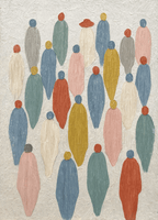 Crowd Study | Contemporary Figurative Wall Art Print