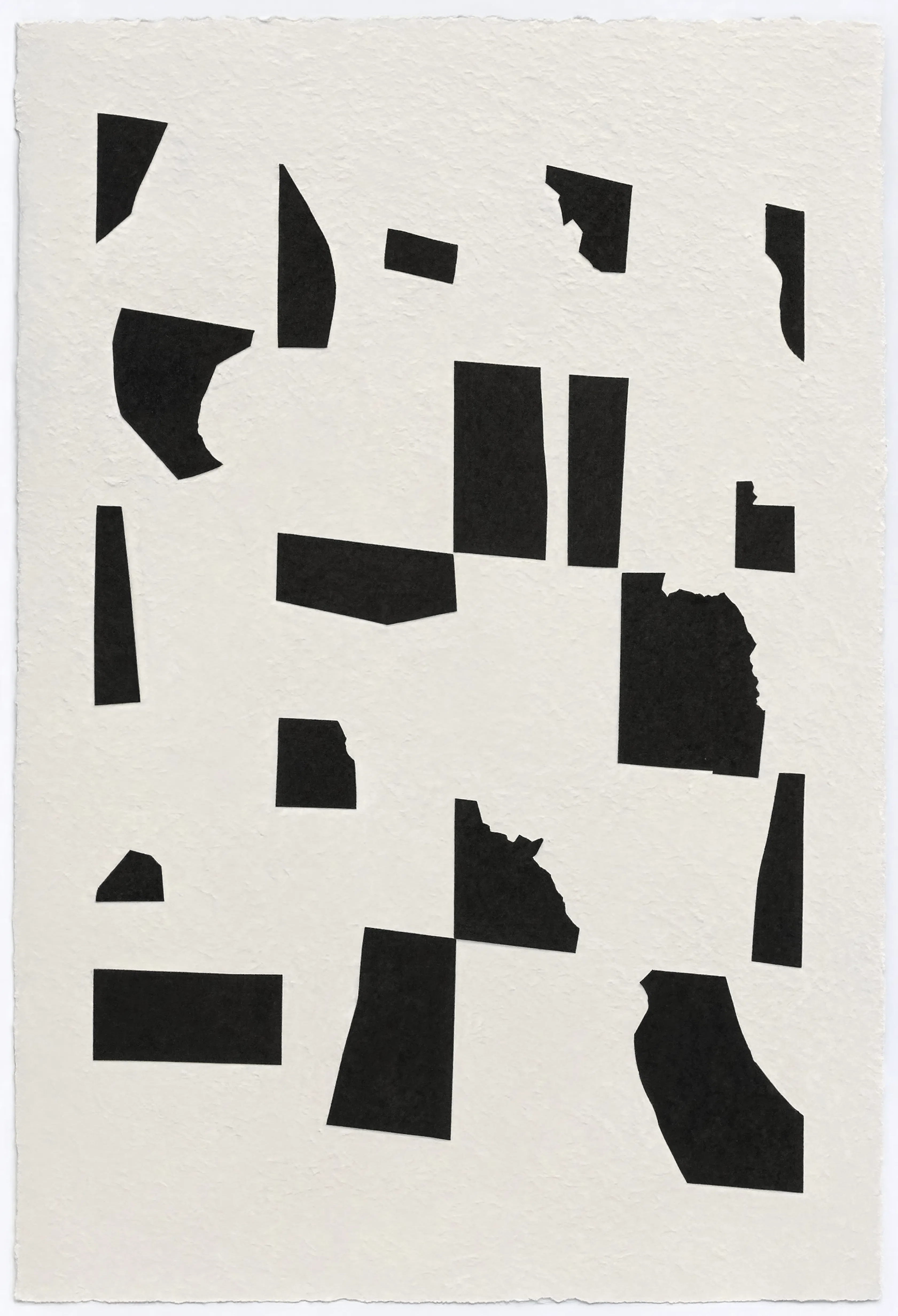 Set of 5 Black and White Art Pieces | Contemporary Abstract Print Set