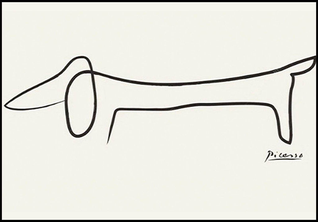 Dachshund by Picasso - Hakyarts