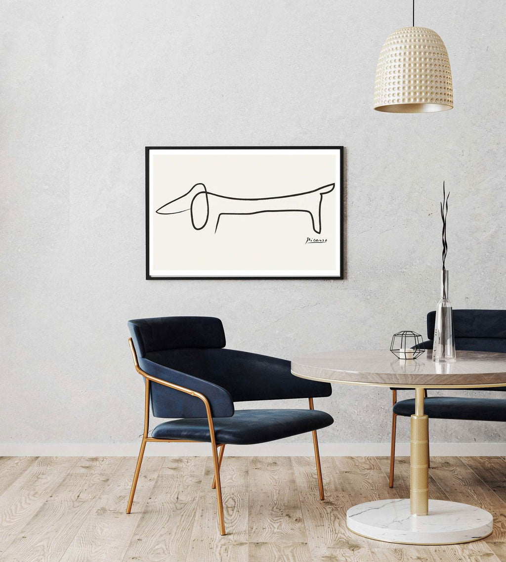 Dachshund by Picasso - Hakyarts