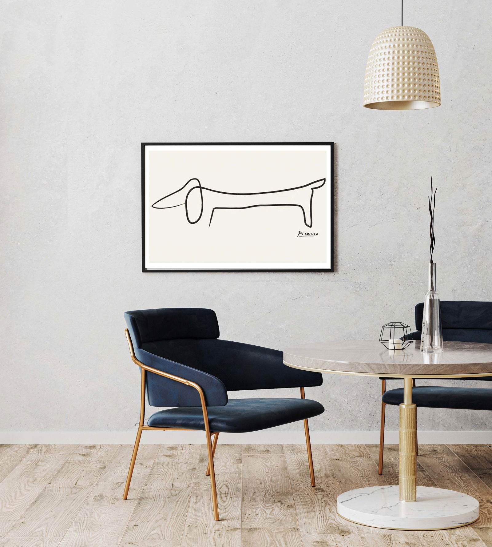 Dachshund by Picasso - Hakyarts