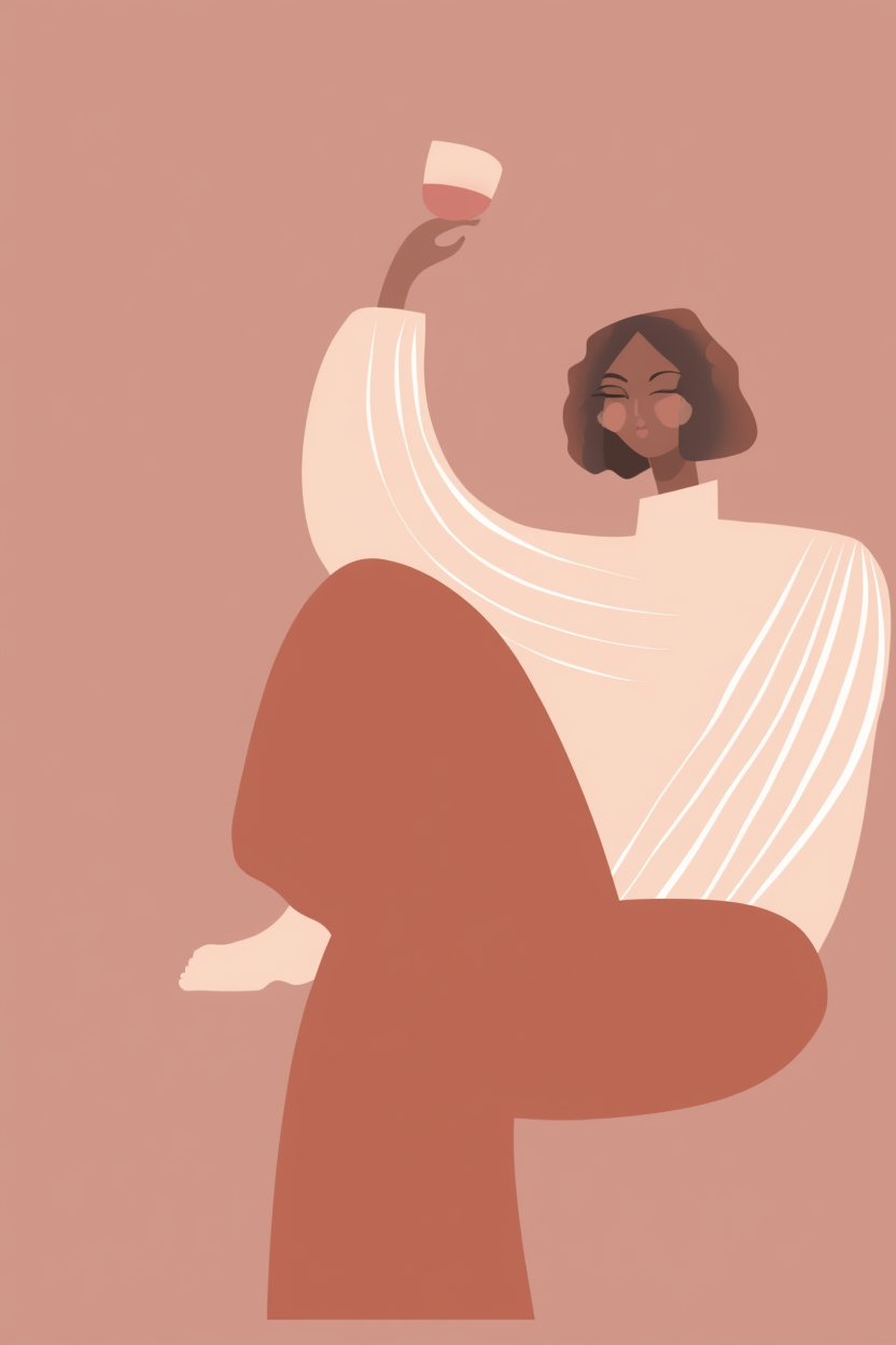 Dancing Figure – Minimalist Figurative Art Print