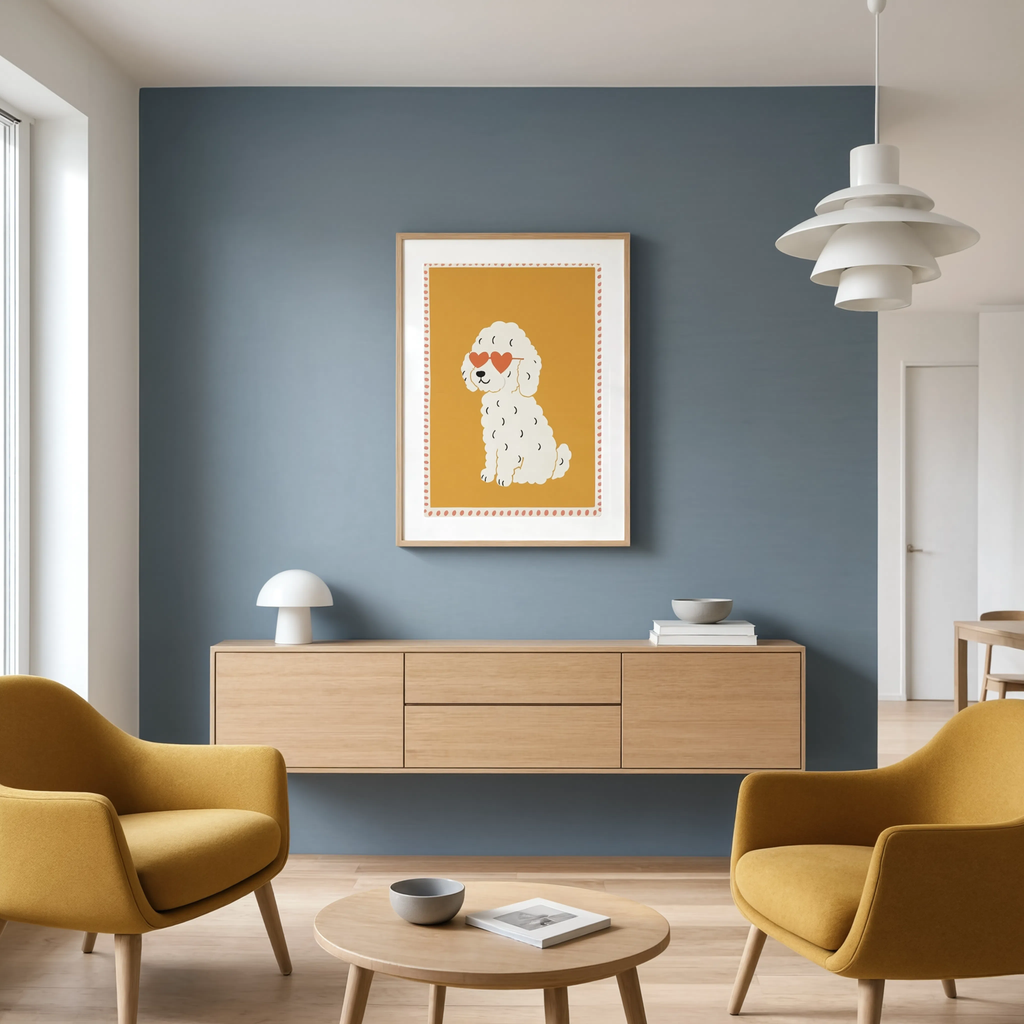 Playful Dog | Contemporary Animal Wall Art