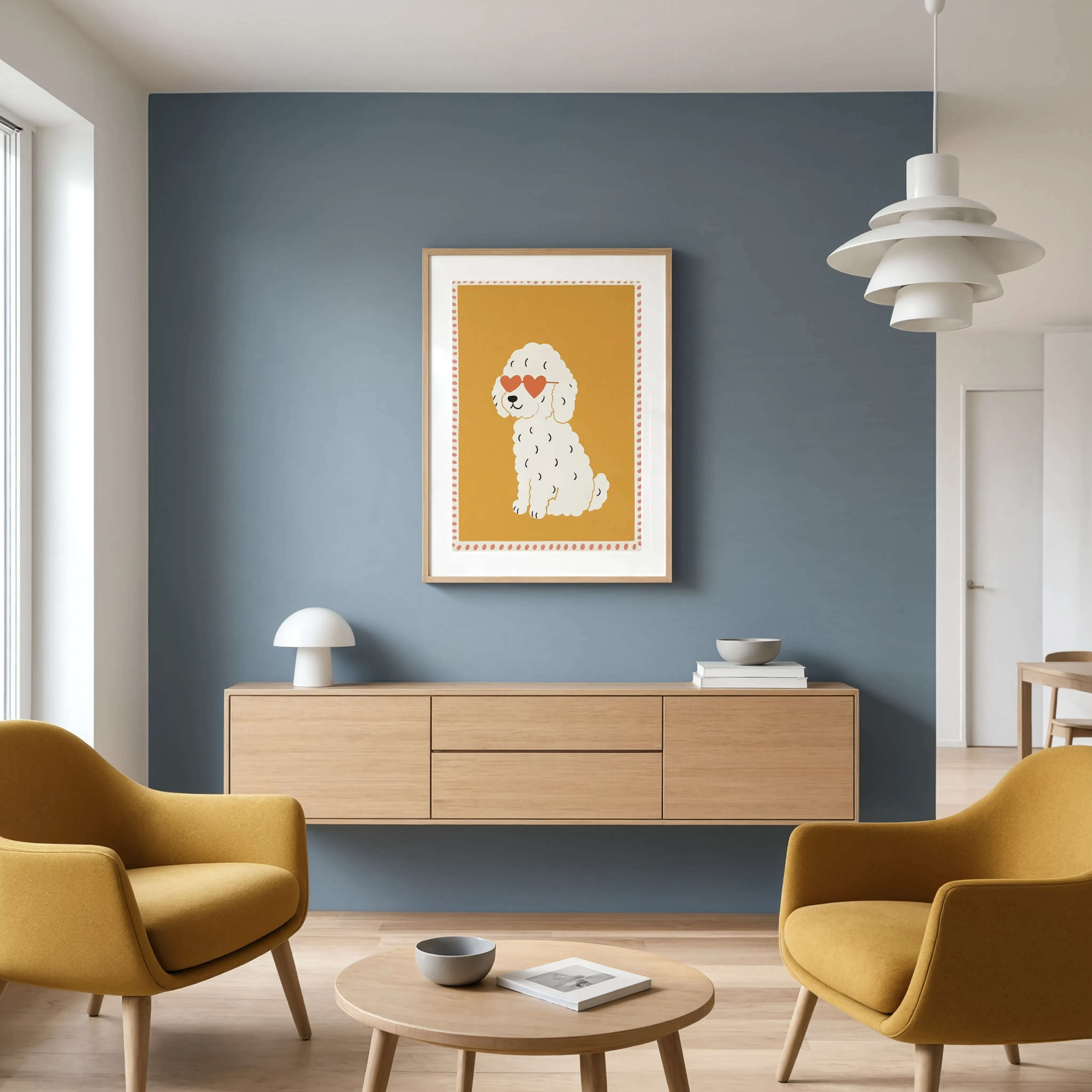 Playful Dog | Contemporary Animal Wall Art