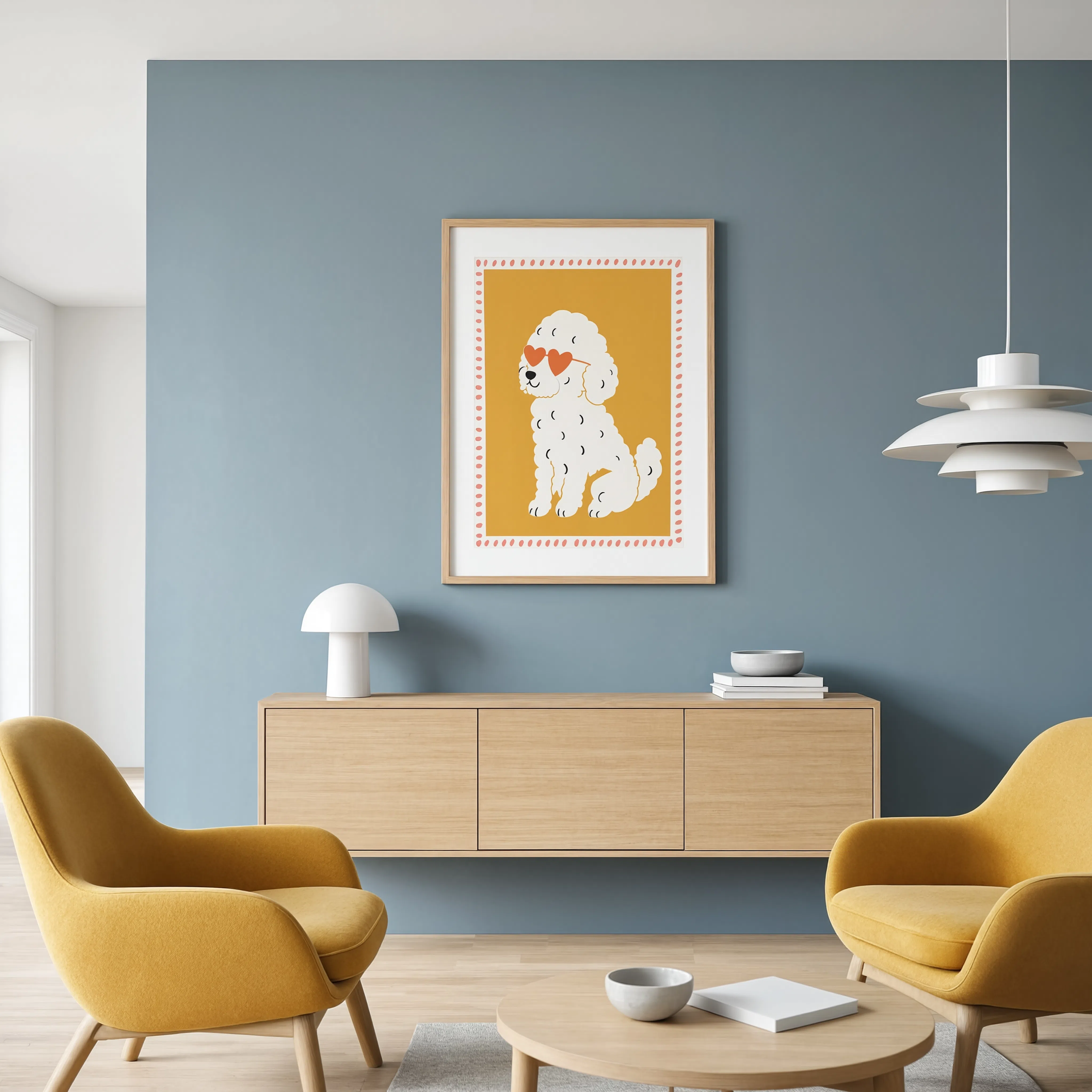Playful Dog | Contemporary Animal Wall Art