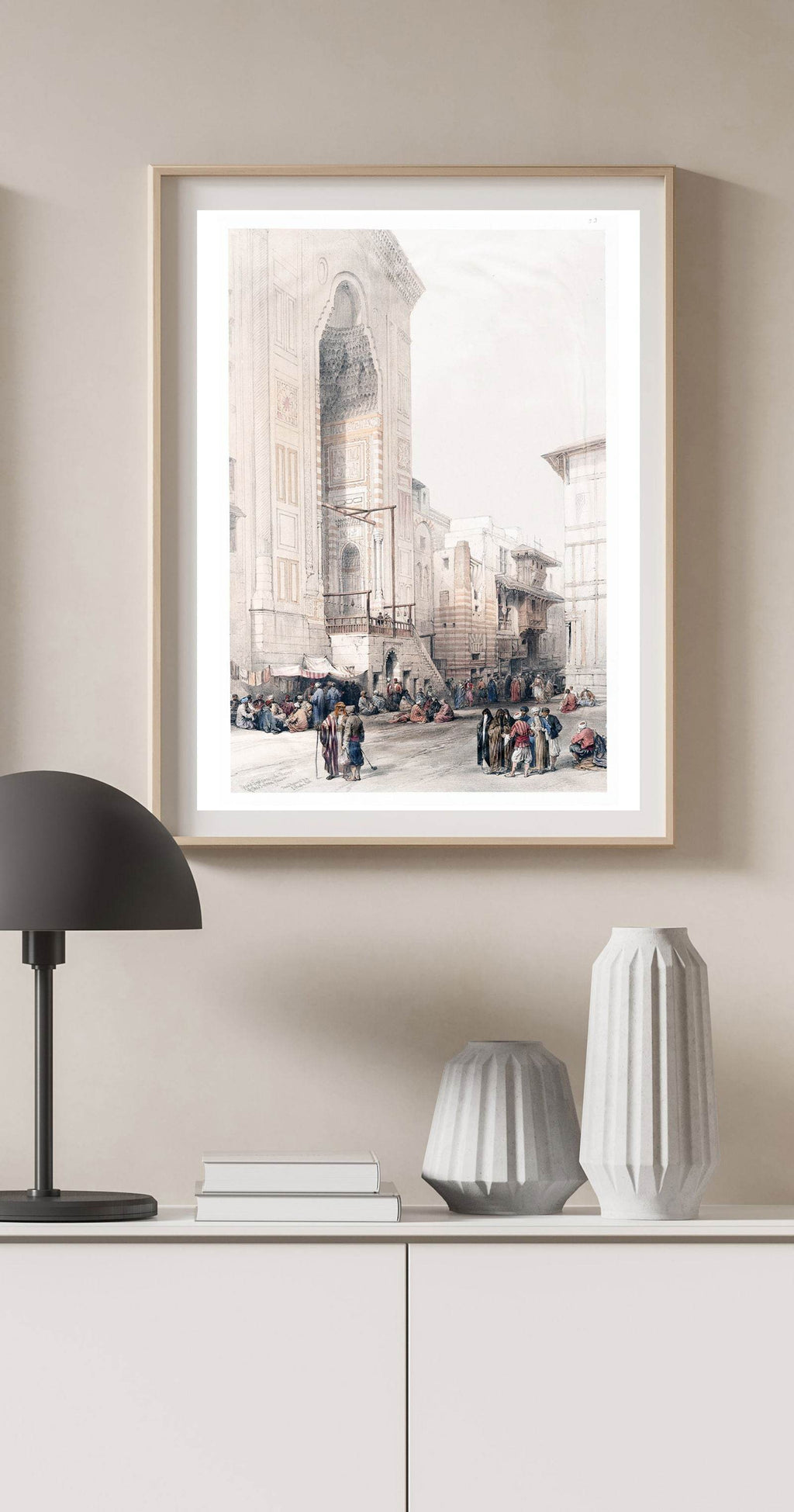 David Roberts - Grand entrance to the Mosque - Hakyarts