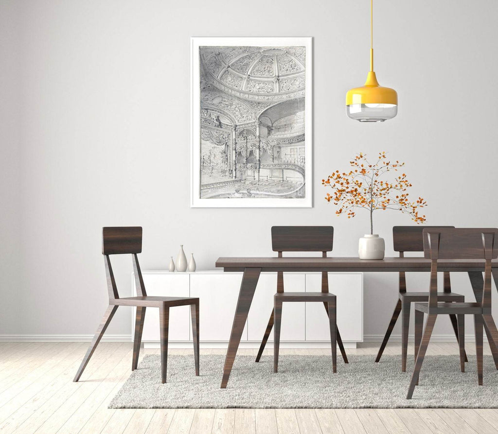 David Roberts - Interior of a theatre - Hakyarts