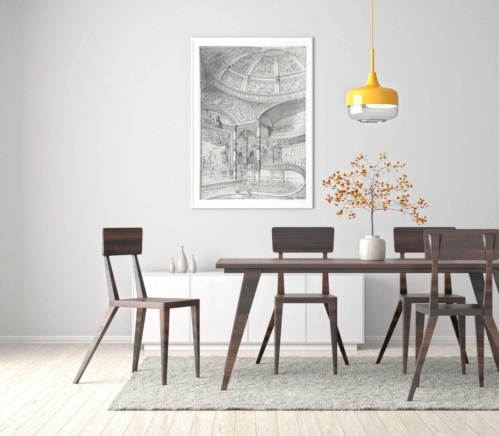 David Roberts - Interior of a theatre - Hakyarts