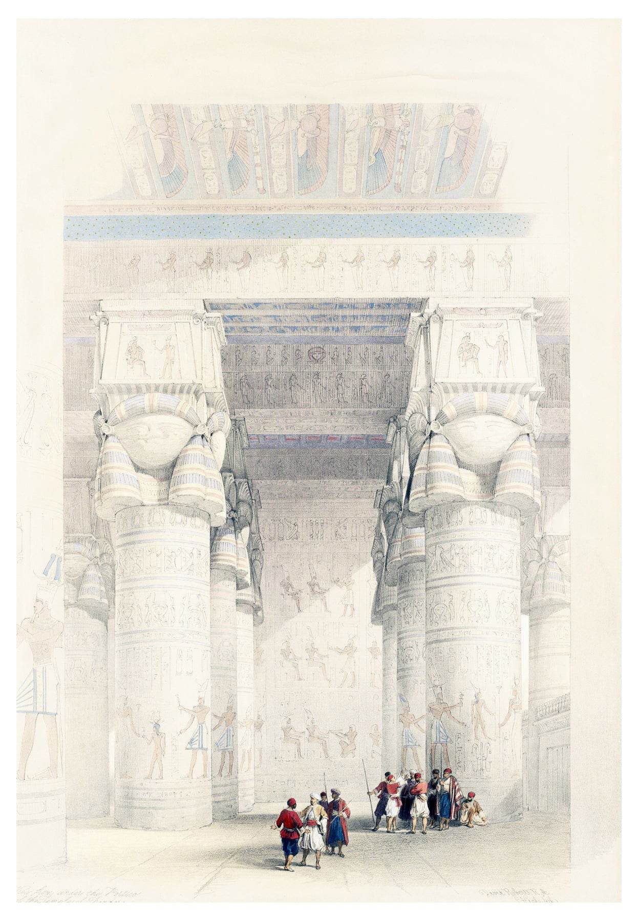 David Roberts - The Temple of Dendera - Hakyarts