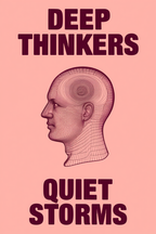 Deep Thinkers Quiet Storms – Minimalist Contemplative Wall Art