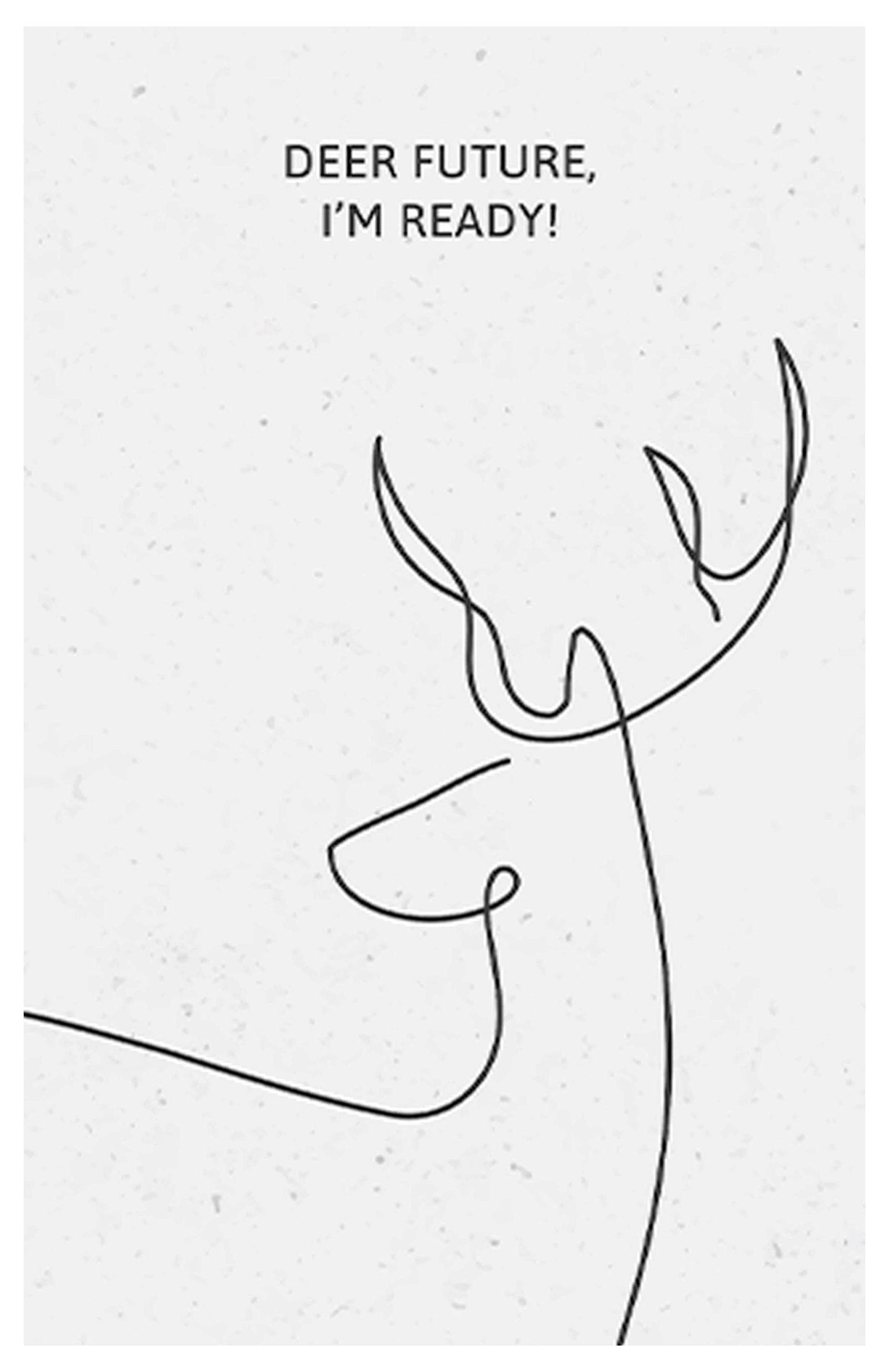 Deer Future I'M Ready Poster - Hakyarts