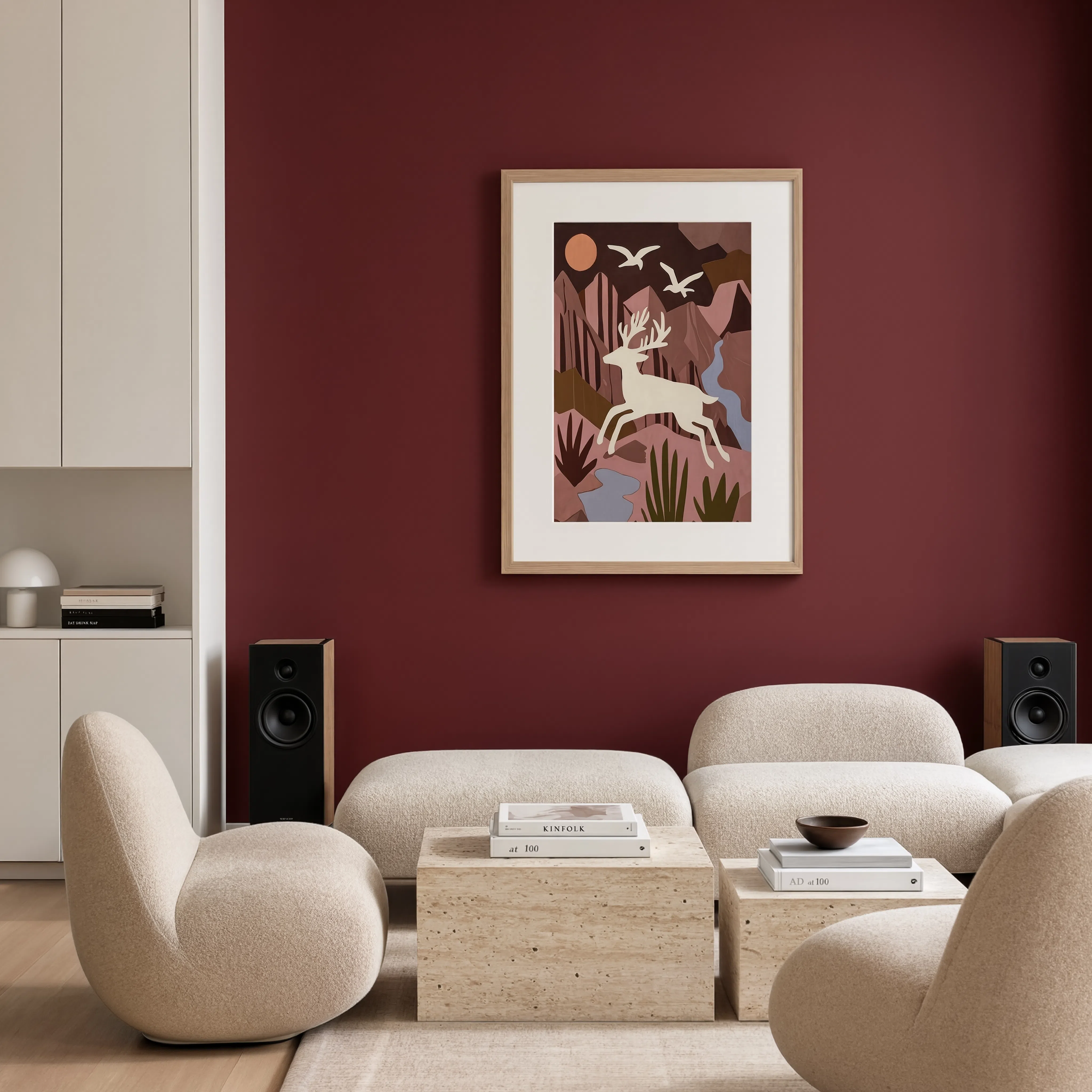 Deer Illustration | Woodland Animal Wall Art Print