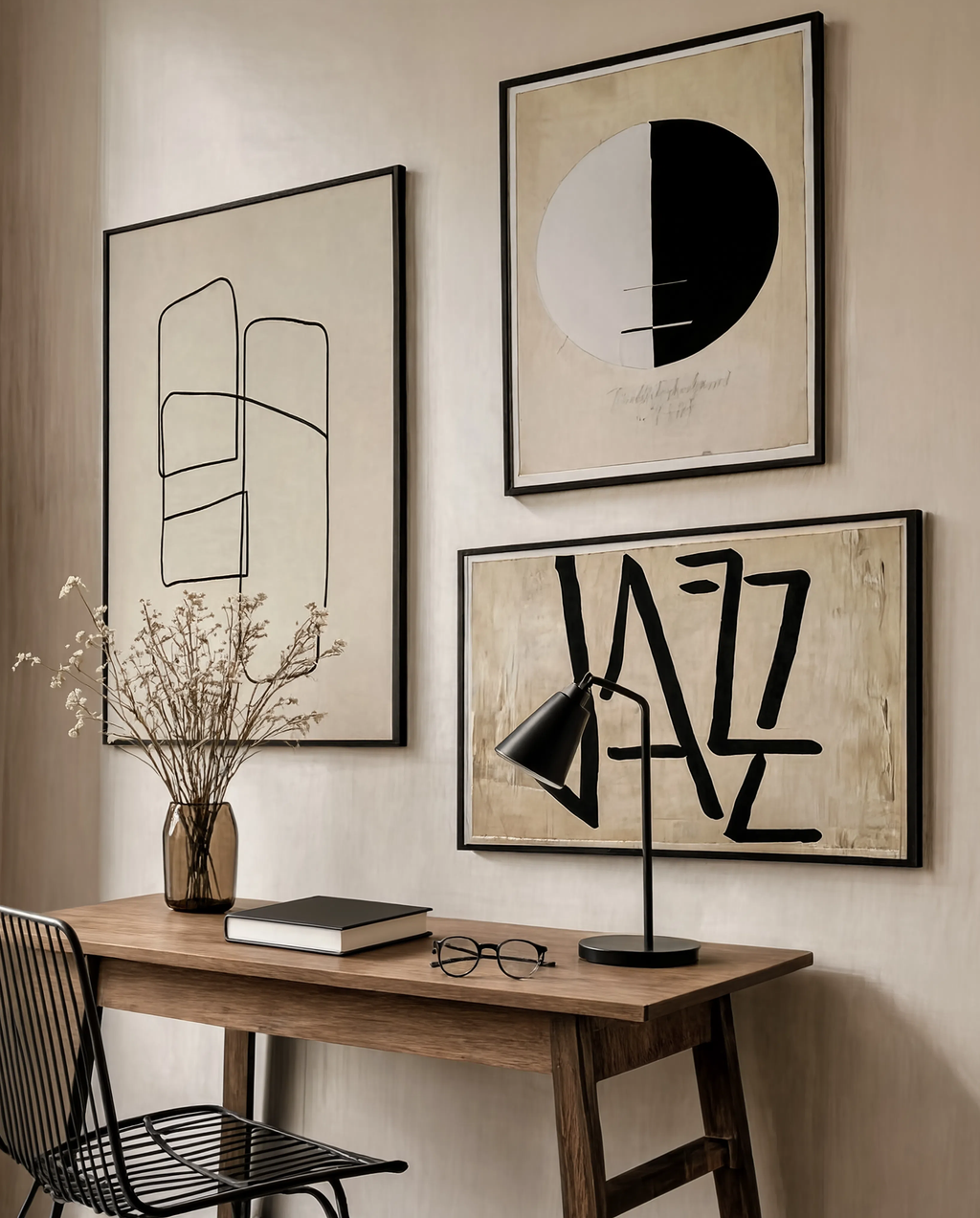 Set of 3 Hilma af Klint Buddhas Standpoint, Henri Matisse Jazz & Fragmented Spectrum – Abstract Modernist Art Prints
