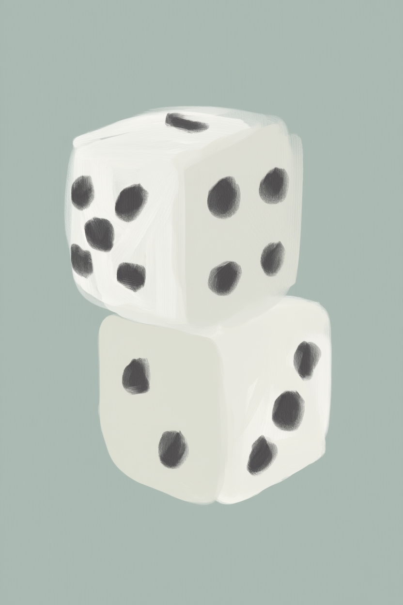 Set of 3 Dice Art Prints – Modern Gaming Wall Decor - Hakyarts