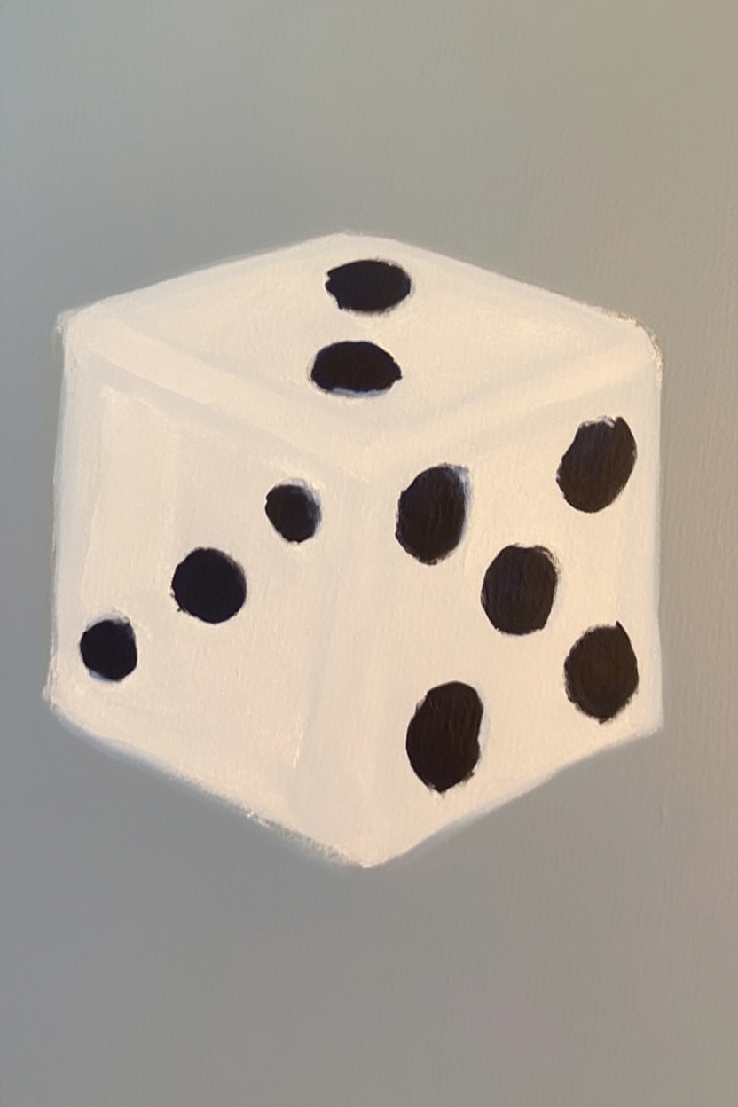 Set of 3 Dice Art Prints – Modern Gaming Wall Decor - Hakyarts