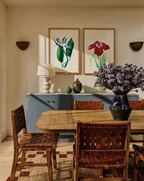 Set of 2 Botanical Floral Art Prints – Tropical Flowers & King of Iris Gallery Set