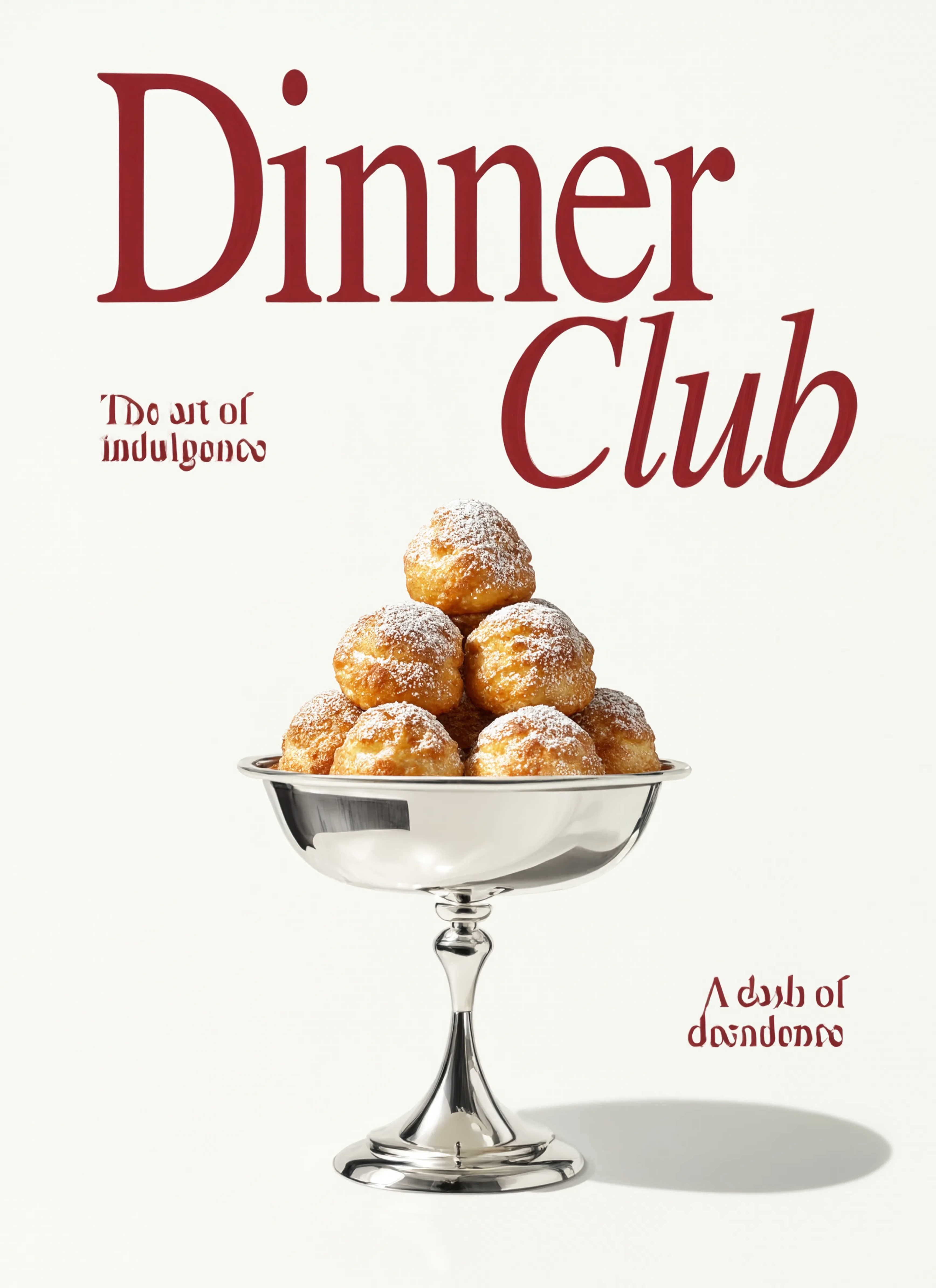 Dinner Club – Profiteroles | French Dessert Wall Art