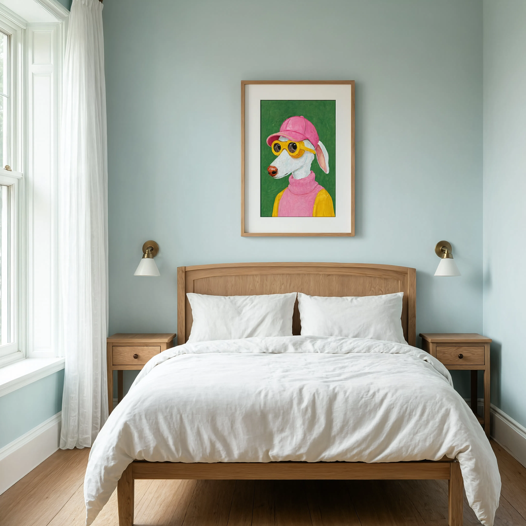 Stylish Dog | Contemporary Animal Wall Art