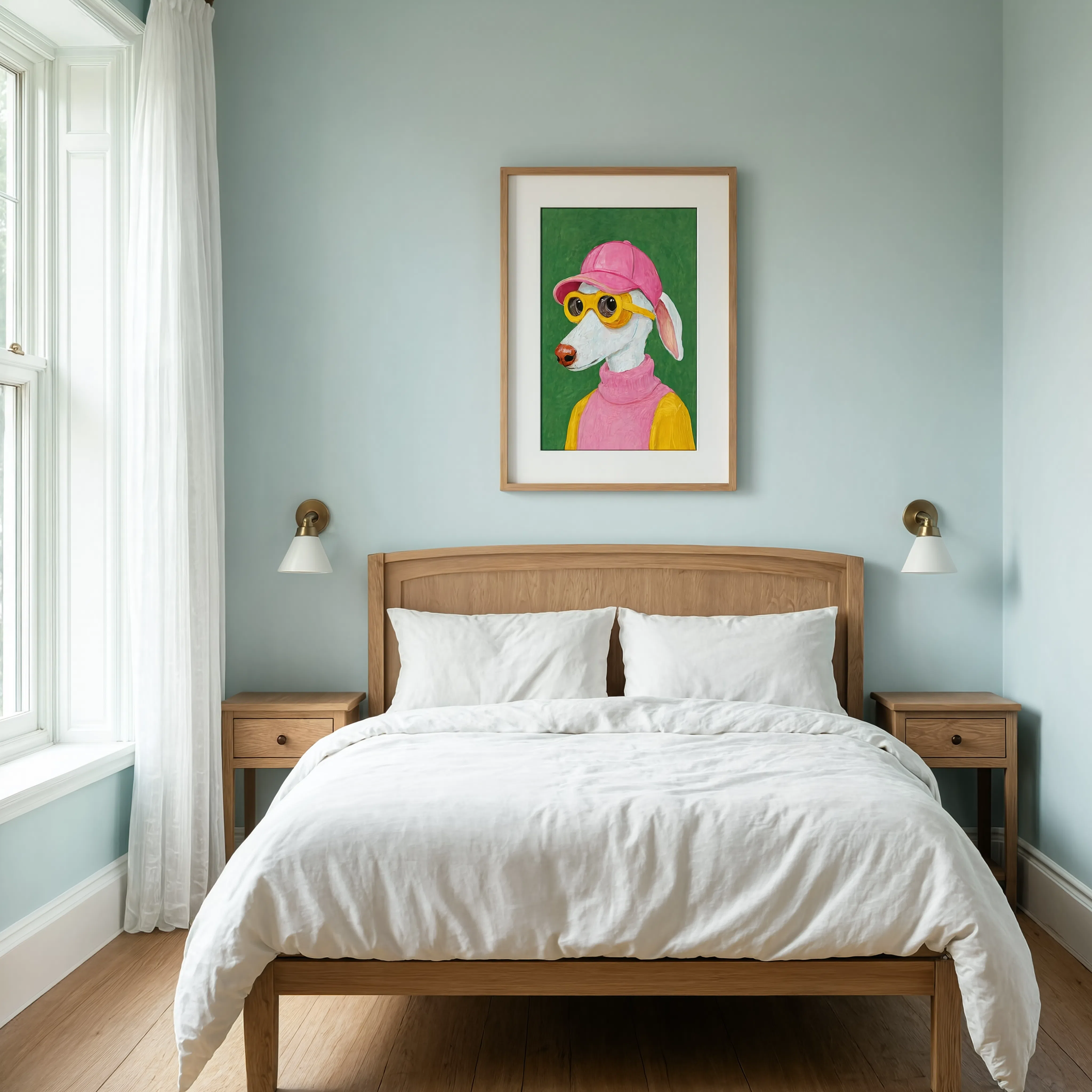 Stylish Dog | Contemporary Animal Wall Art
