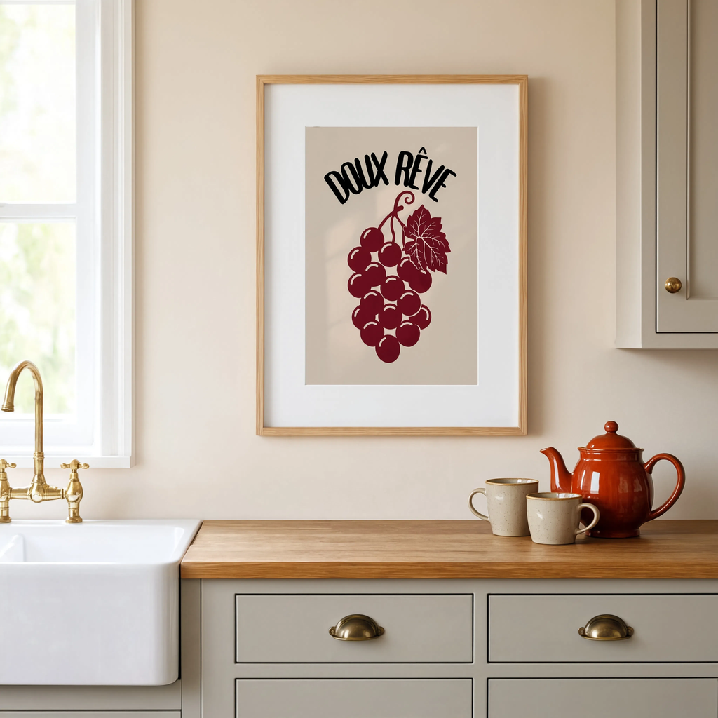 Doux Rêve | Contemporary Kitchen Illustration Print