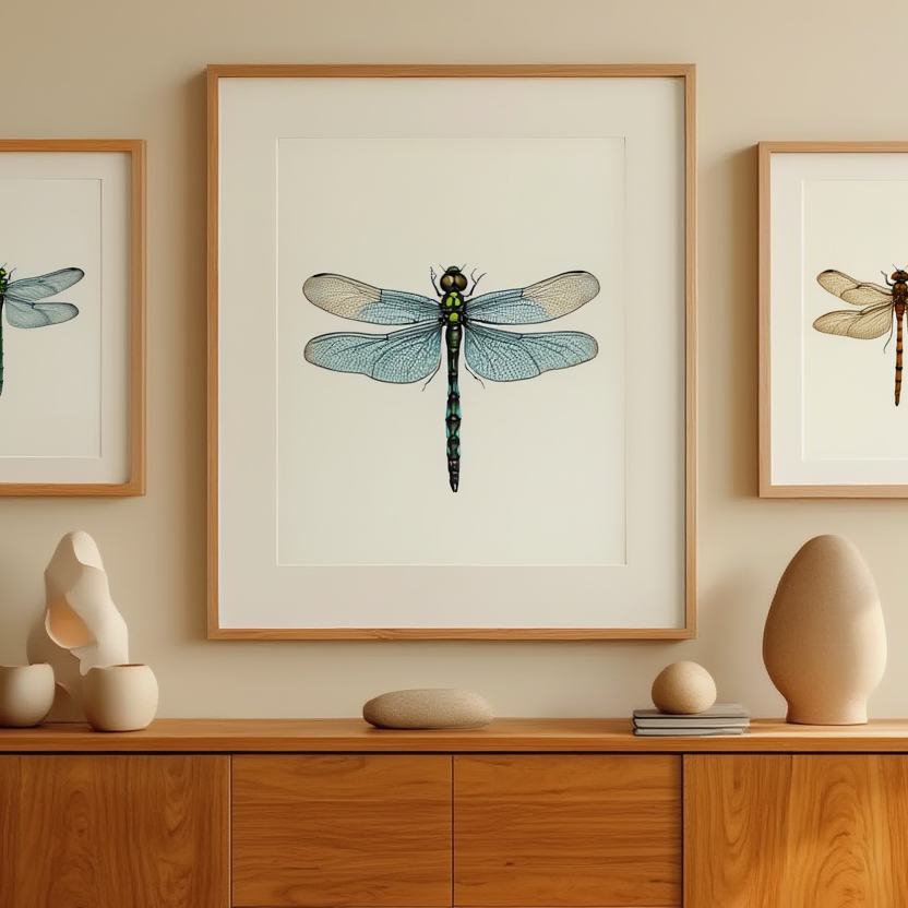 Dragonfly Specimen Posters – Set of 3 - Hakyarts
