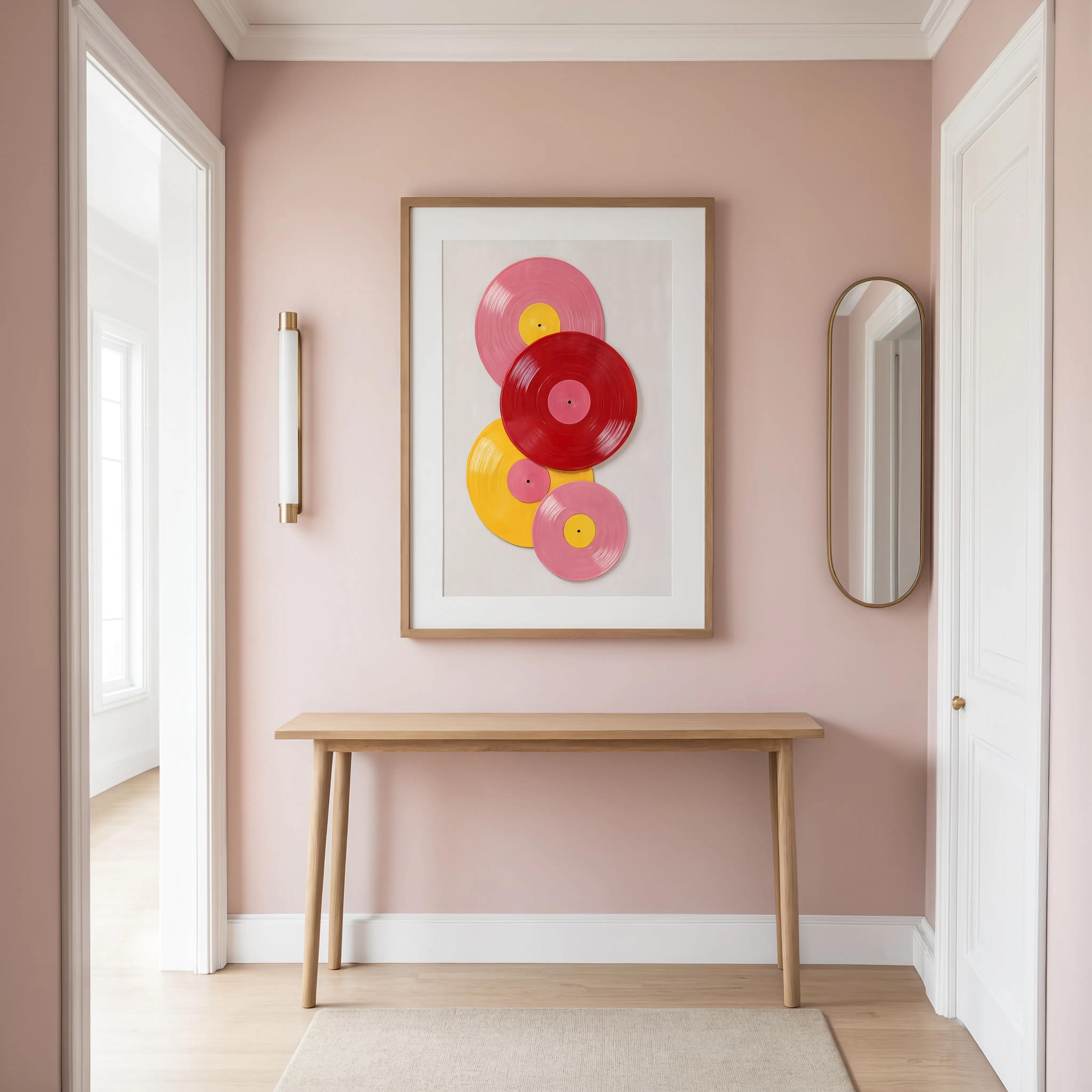 Vinyl Records | Retro Music Art Print