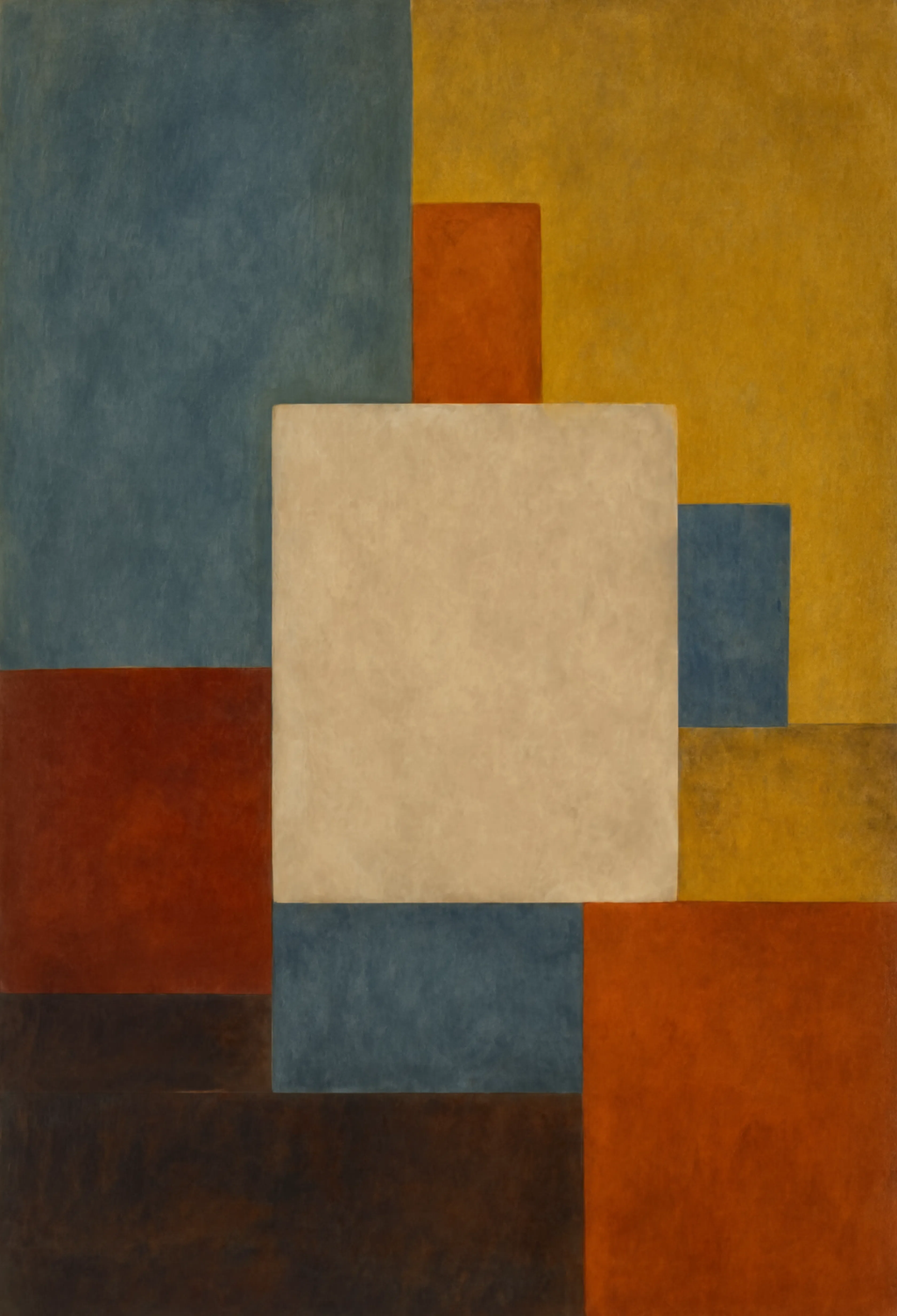 Earthy Color-Field | Contemporary Abstract Wall Art Print