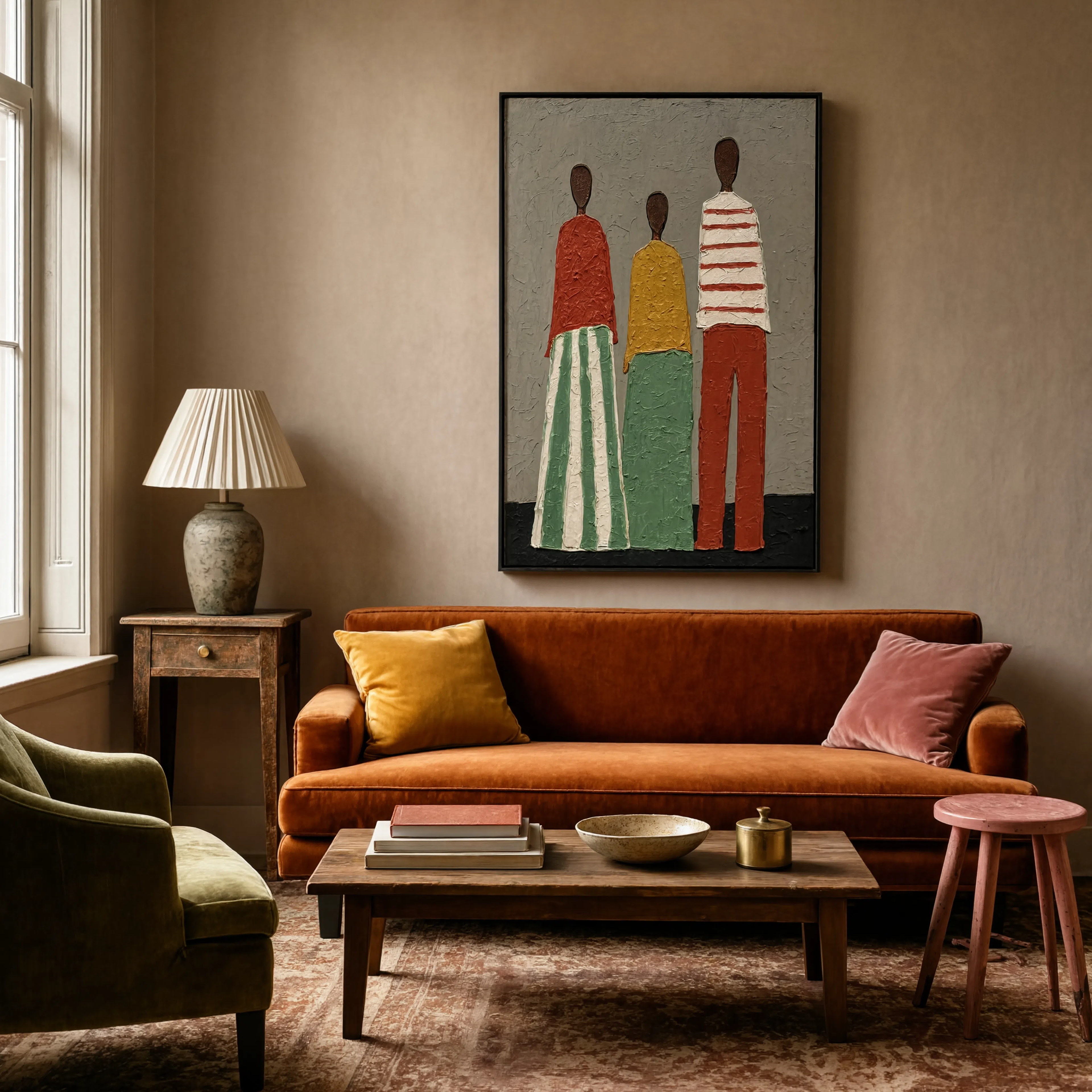 Figures Study II | Contemporary Figurative Art Print