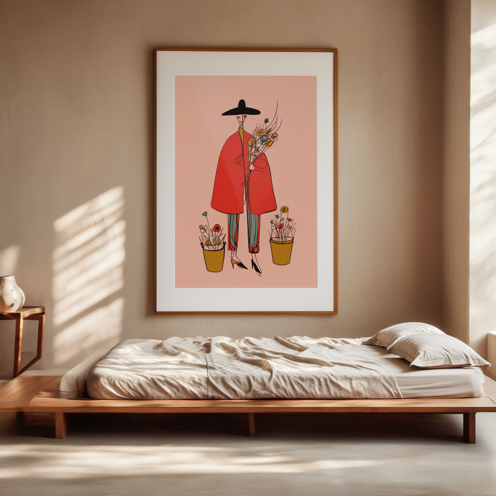 Flower Market – Illustrated Print of Color and Life