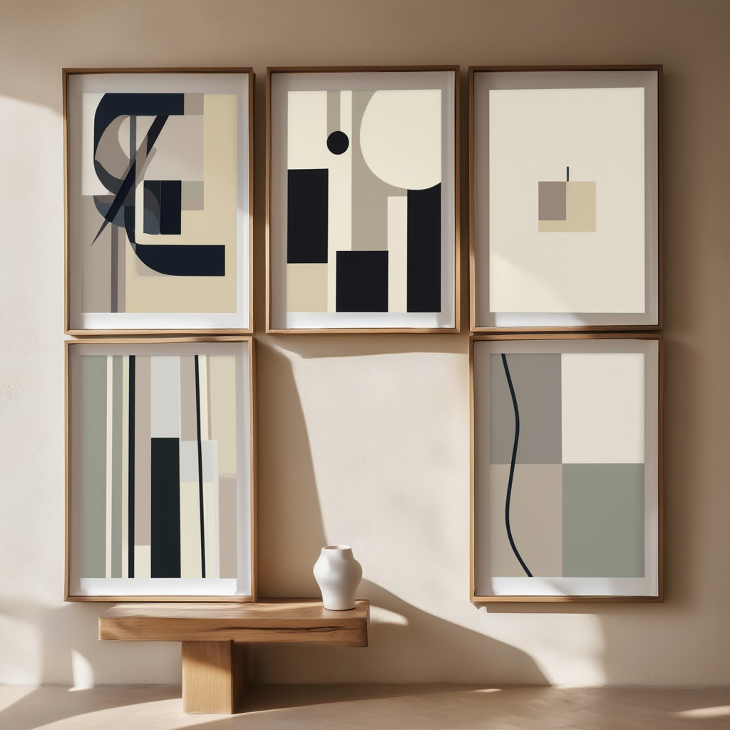 Abstract Gallery – Set of 5