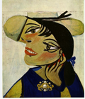Hermine Muse – Picasso Inspired Portrait Print - Hakyarts