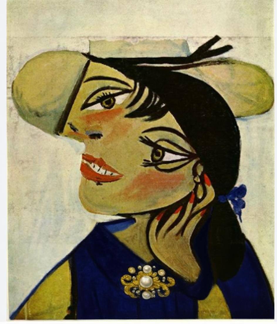 Hermine Muse – Picasso Inspired Portrait Print - Hakyarts