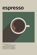 Espresso Moments – Coffee Art Print | Minimalist Kitchen Wall Décor