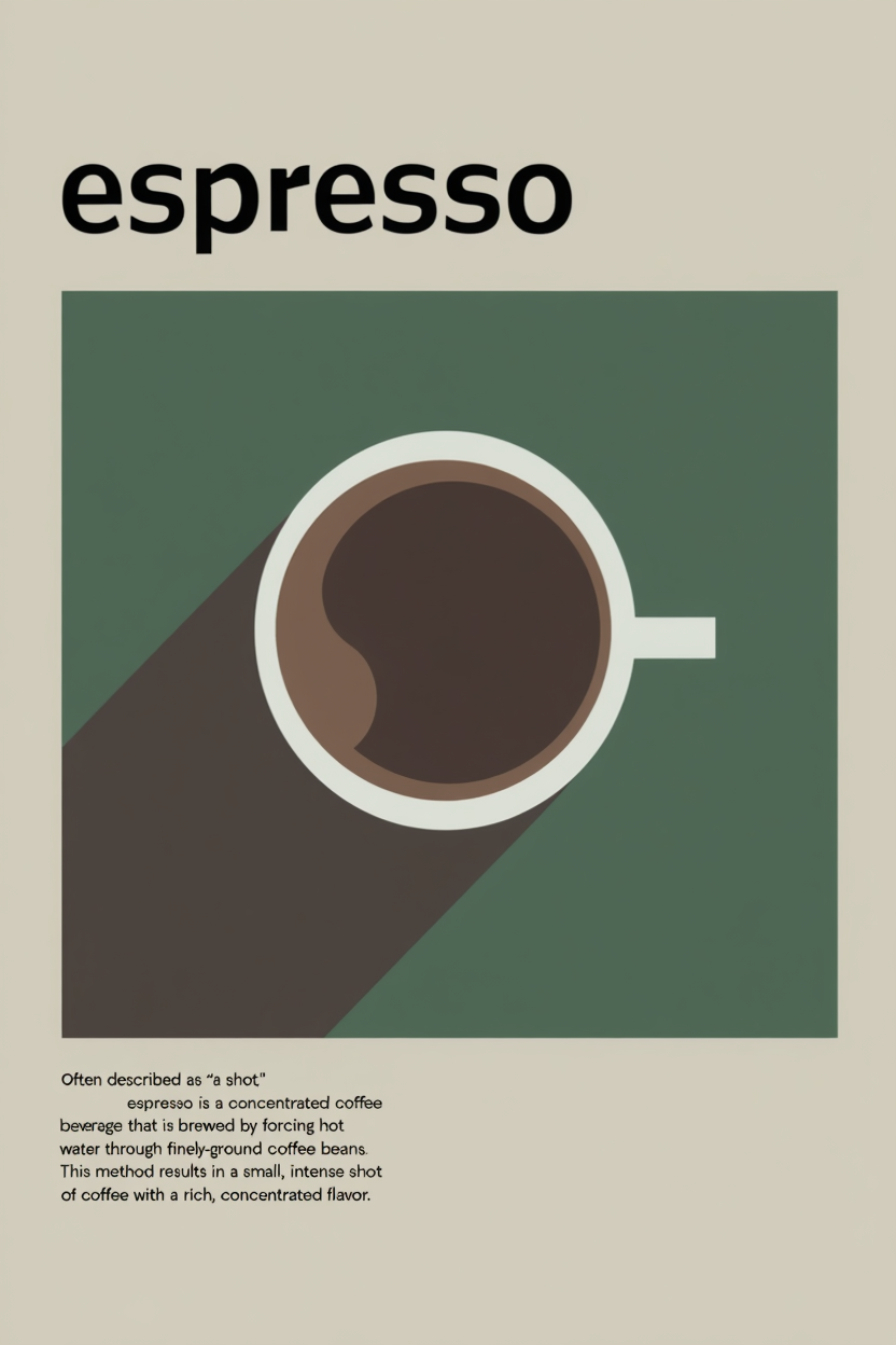 Espresso Moments – Coffee Art Print | Minimalist Kitchen Wall Décor