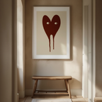 Red Heart Character – Art Print