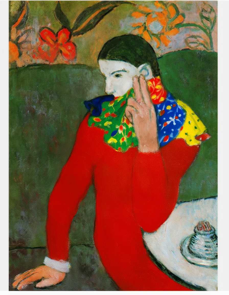 Circus Patterns – Harlequin Expression Print - Hakyarts